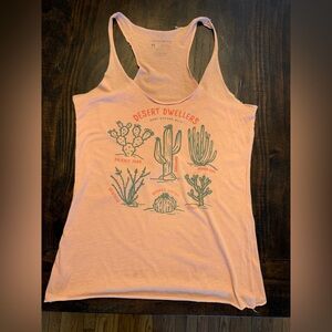 Desert Dwellers Graphic Peachy-Pink Tank Top